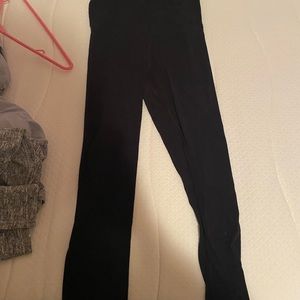 Black maternity leggings